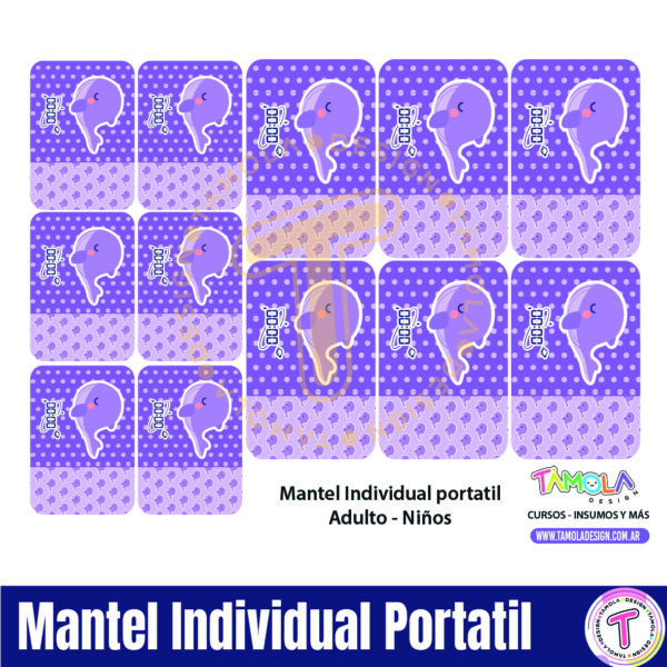 Mantel Individual - BTS 01 - Corta y cose - Imagen 2