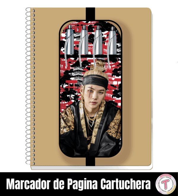 Marcador de Pagina - Suga BTS - Corta y cose