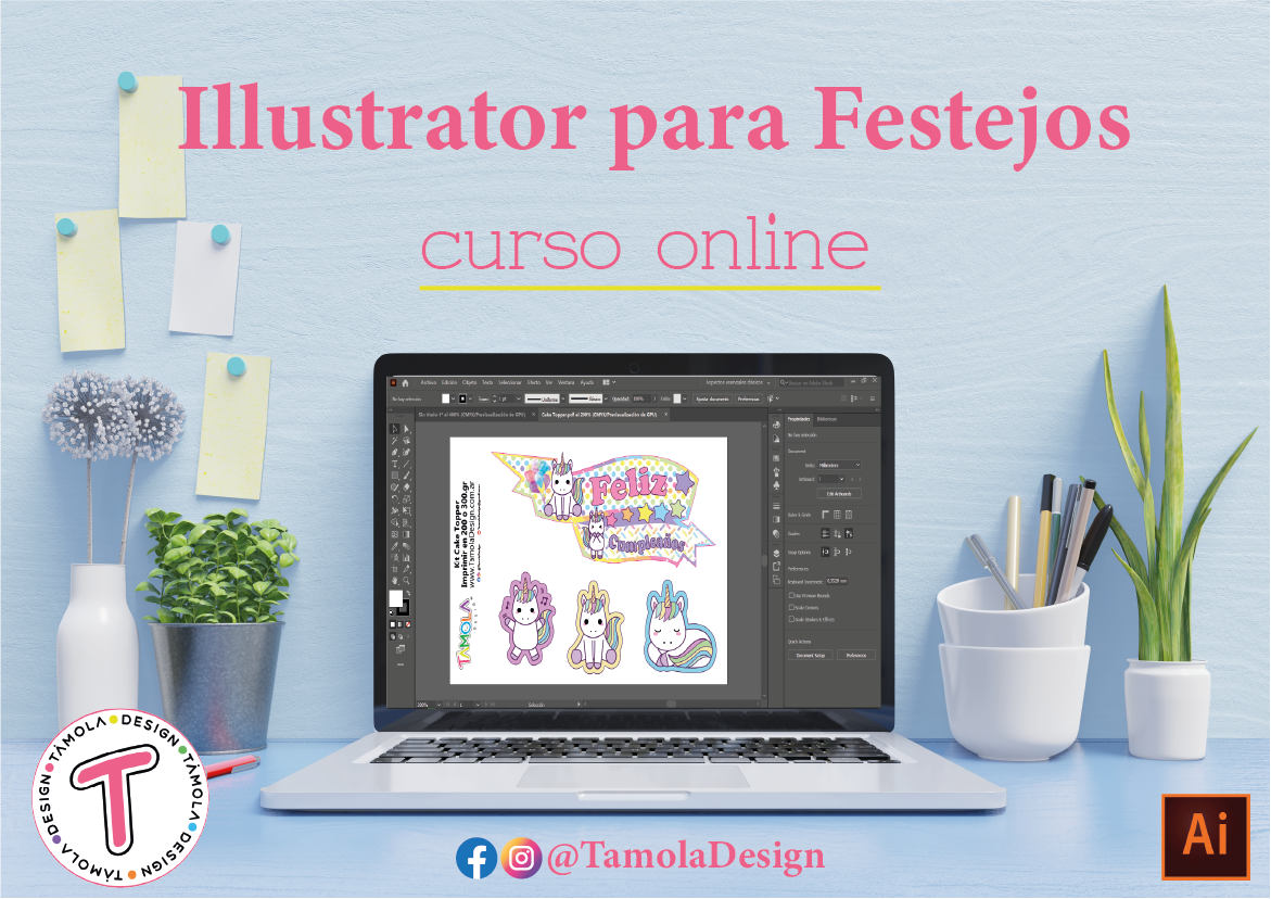 Illustrator para Festejos