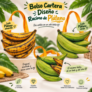 5df6f375-90ea-4d39-806f-bedee395c858 Bolso Cartera – Diseño Racimo de Plátano