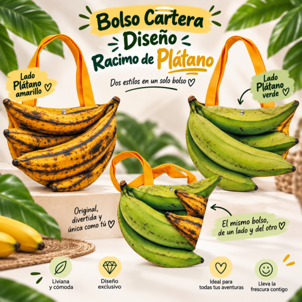5df6f375-90ea-4d39-806f-bedee395c858 Bolso Cartera – Diseño Racimo de Plátano